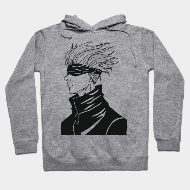 Gojo Satoru Hoodie by Sobalvarro